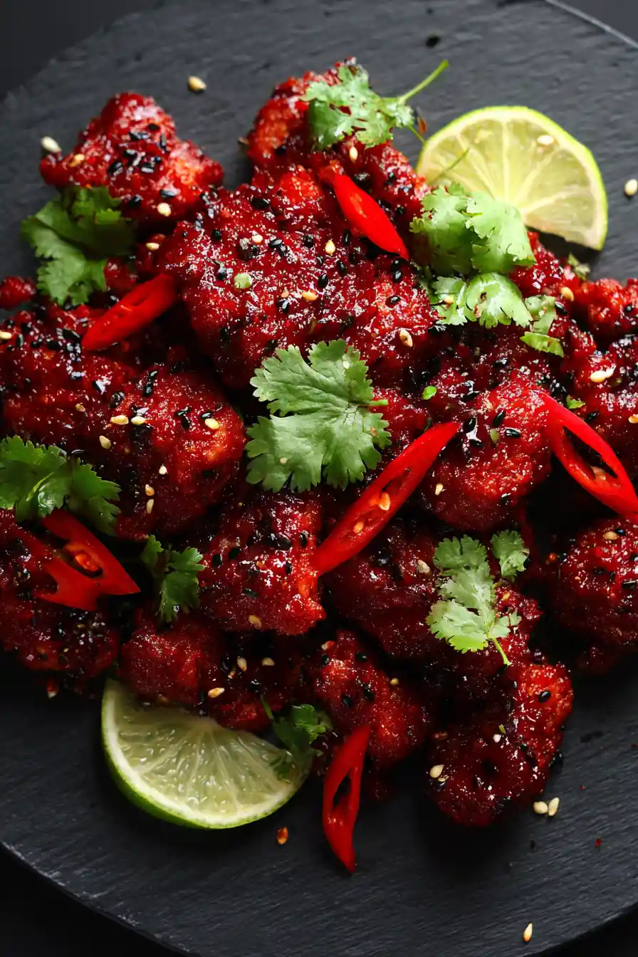 Spicy Lucky Red Chicken 65
