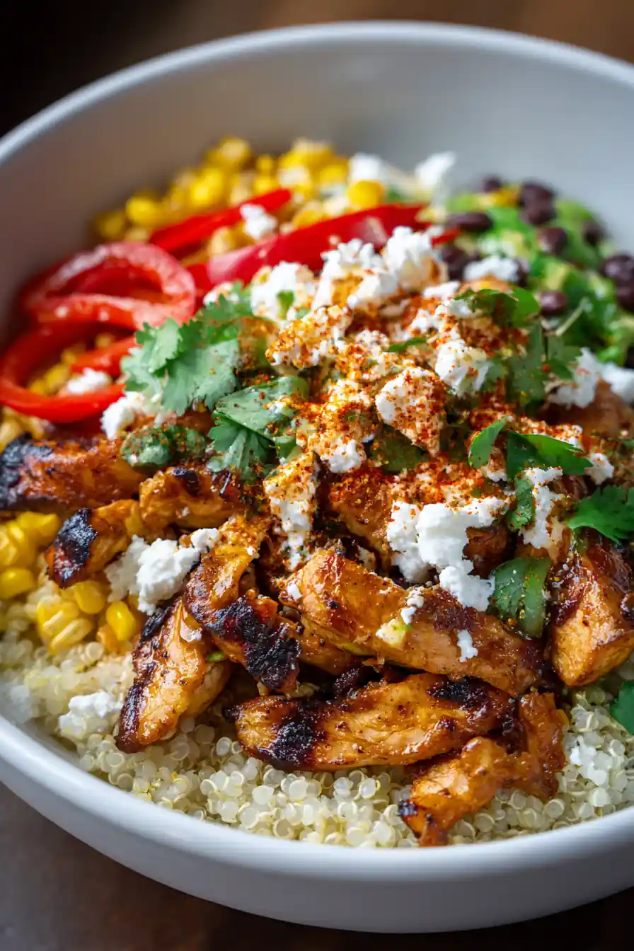 Street Corn Chicken Bowl – 40 G Protein In 30 Minutes