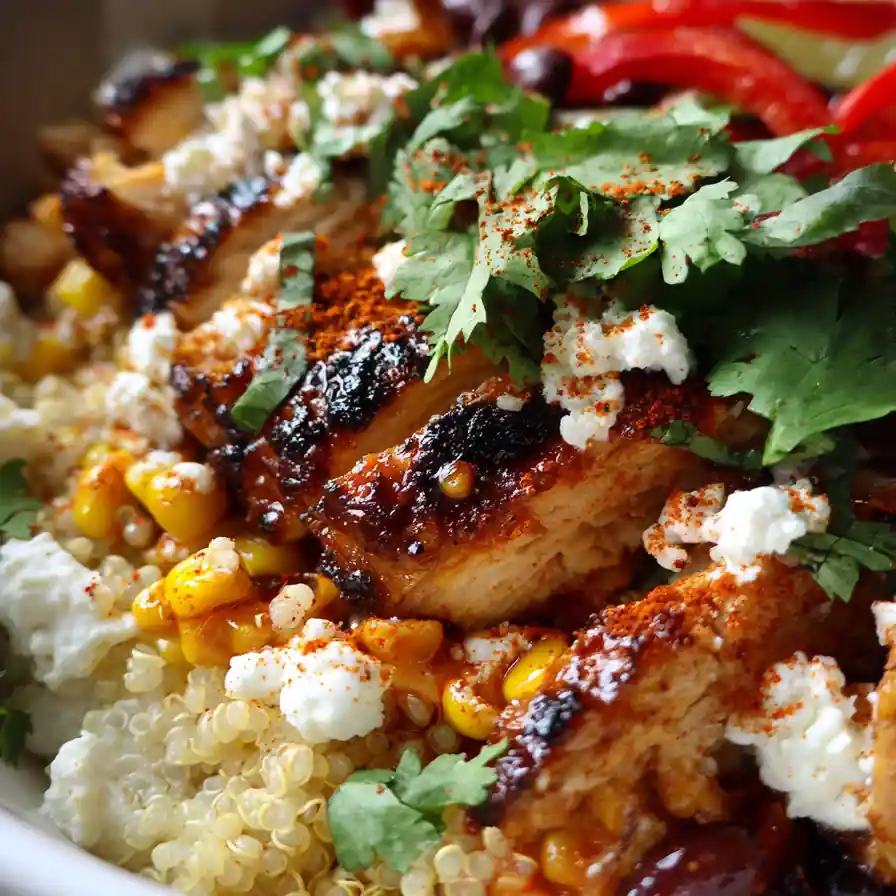 Street Corn Chicken Bowl – 40 G Protein In 30 Minutes