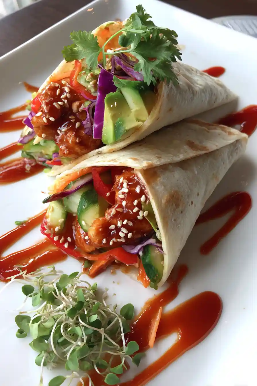 Sweet Chili Chicken Wraps – Easy, Healthy & Flavor Packed Lunch