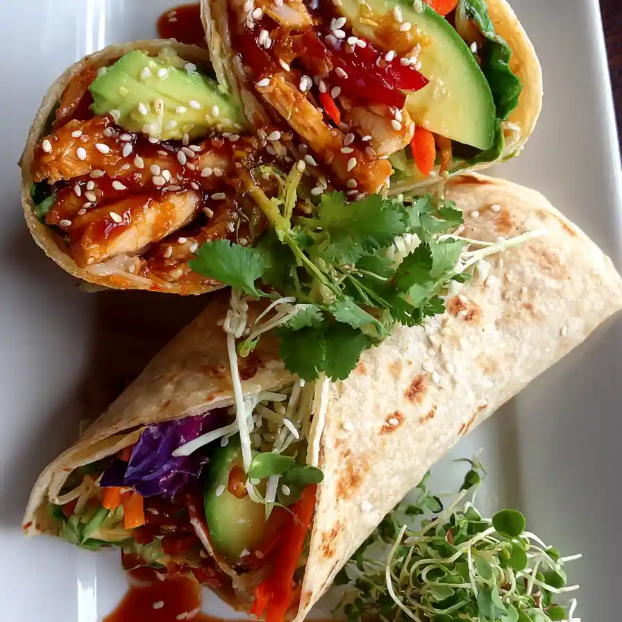 Sweet Chili Chicken Wraps – Easy, Healthy & Flavor Packed Lunch