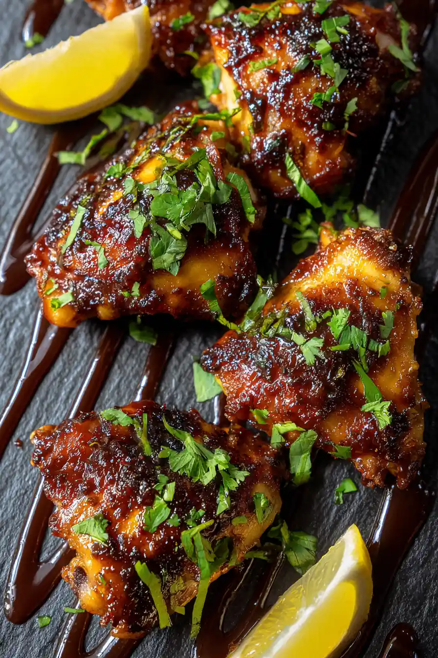 Two Ingredient Crispy Oven Baked Bbq Chicken